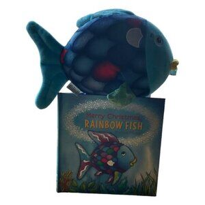 Merry Christmas Rainbow Fish Hardcover Book Plush By Marcus Pfister Kohls Cares